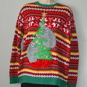 33 Degrees Sweaters 33 Degrees Unisex Sloth Fair Isle - Main Image